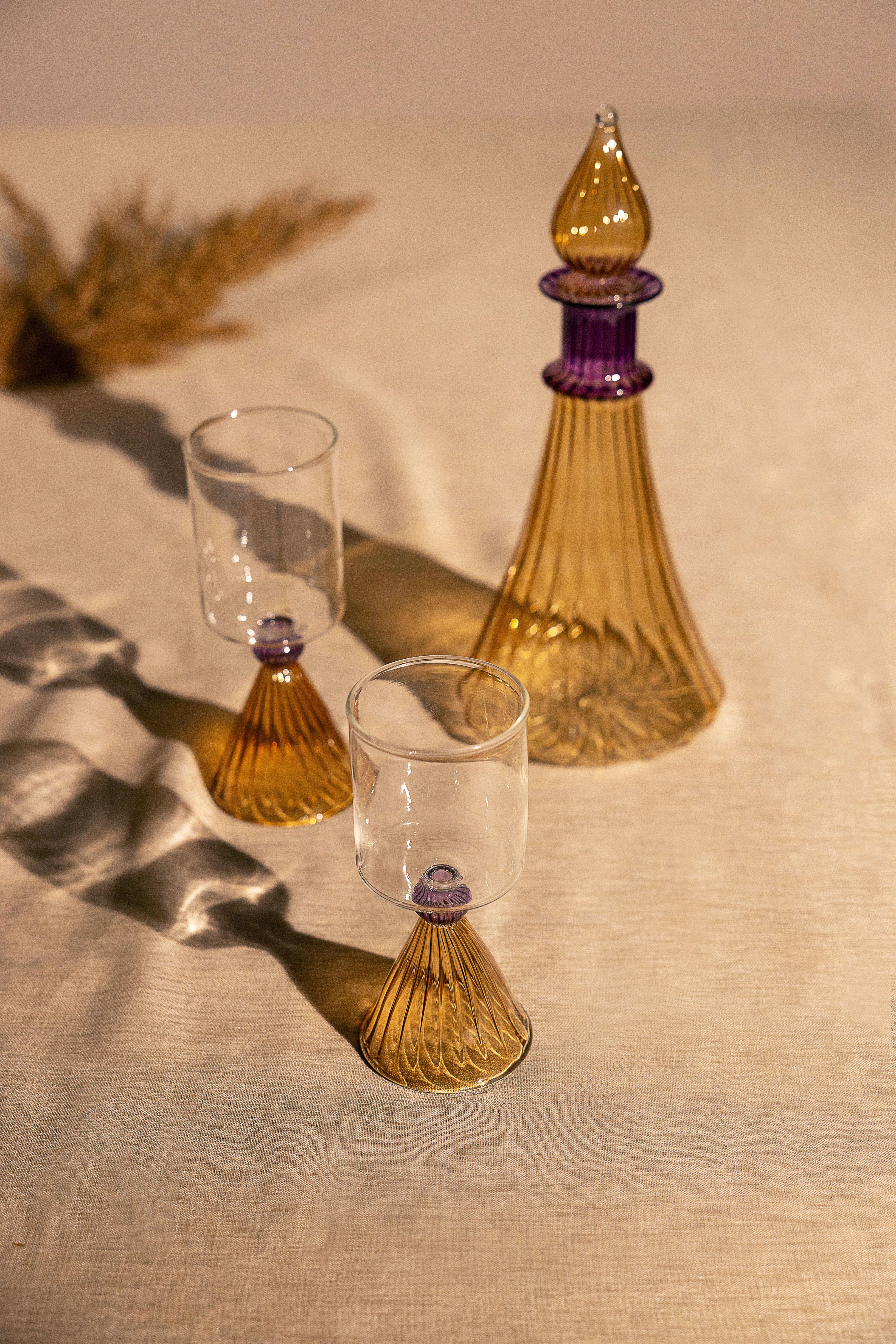 Amber Haze Glass Short