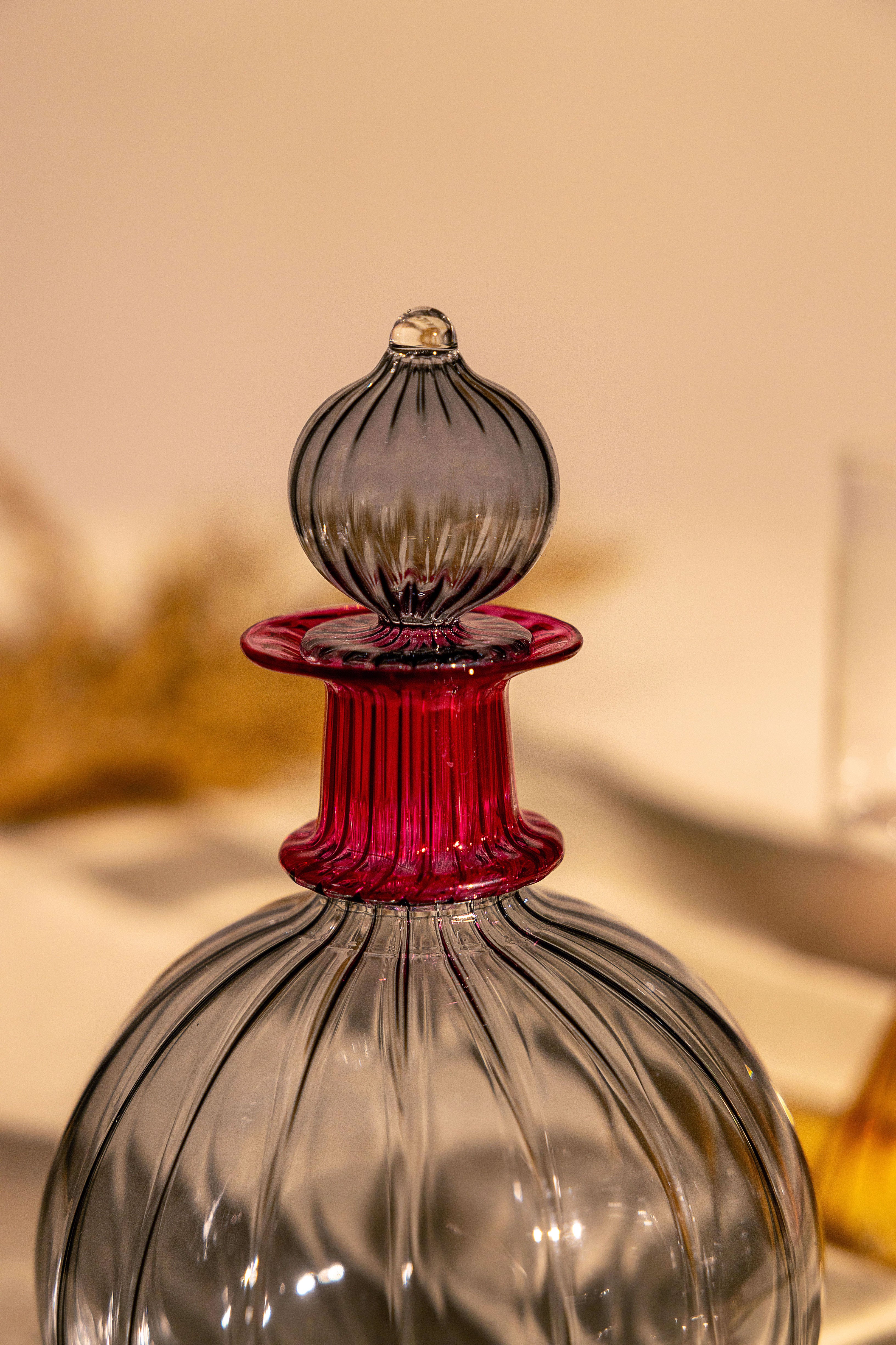 Ruby Smoke Pitcher & Glasses Set
