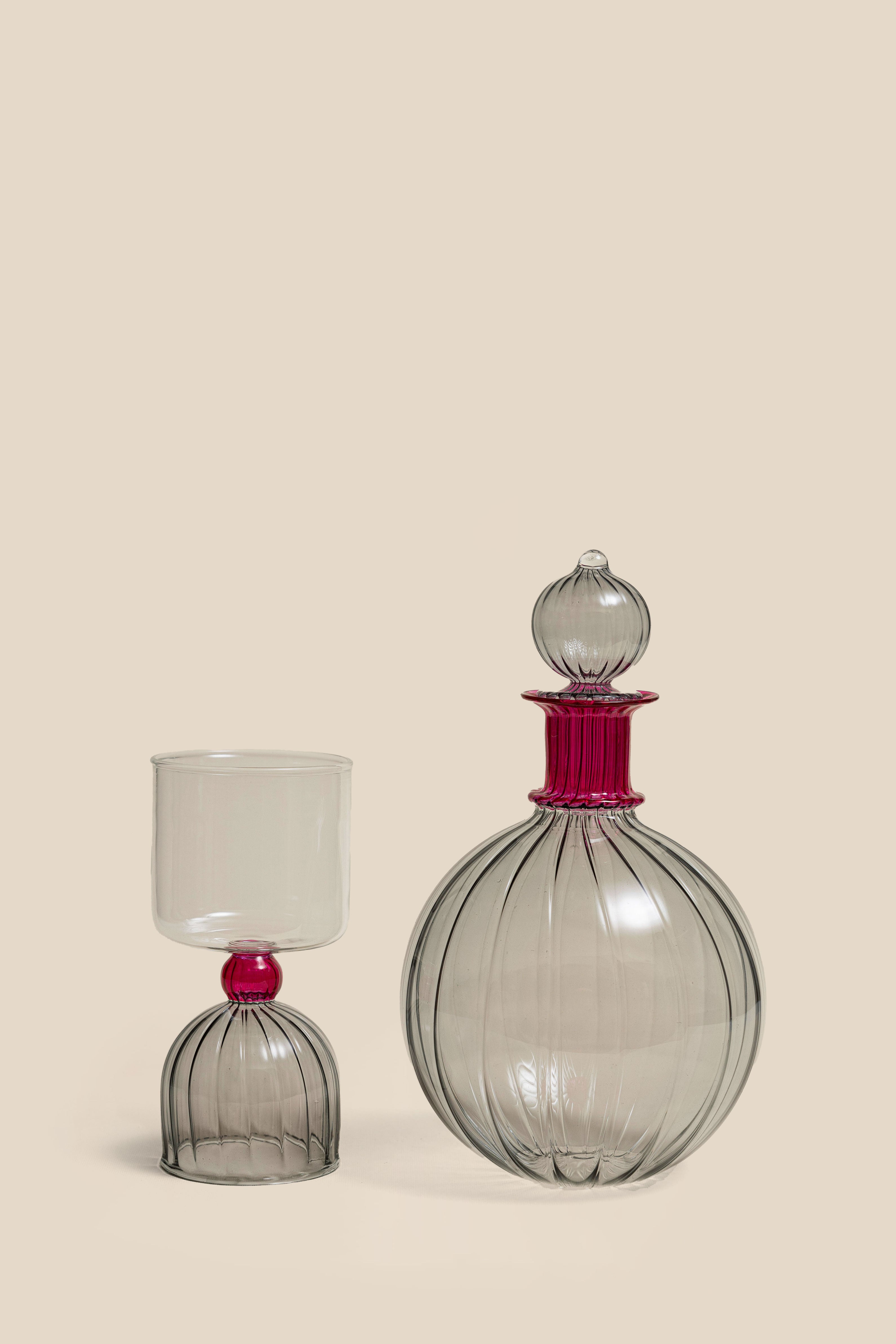 Ruby Smoke Glass