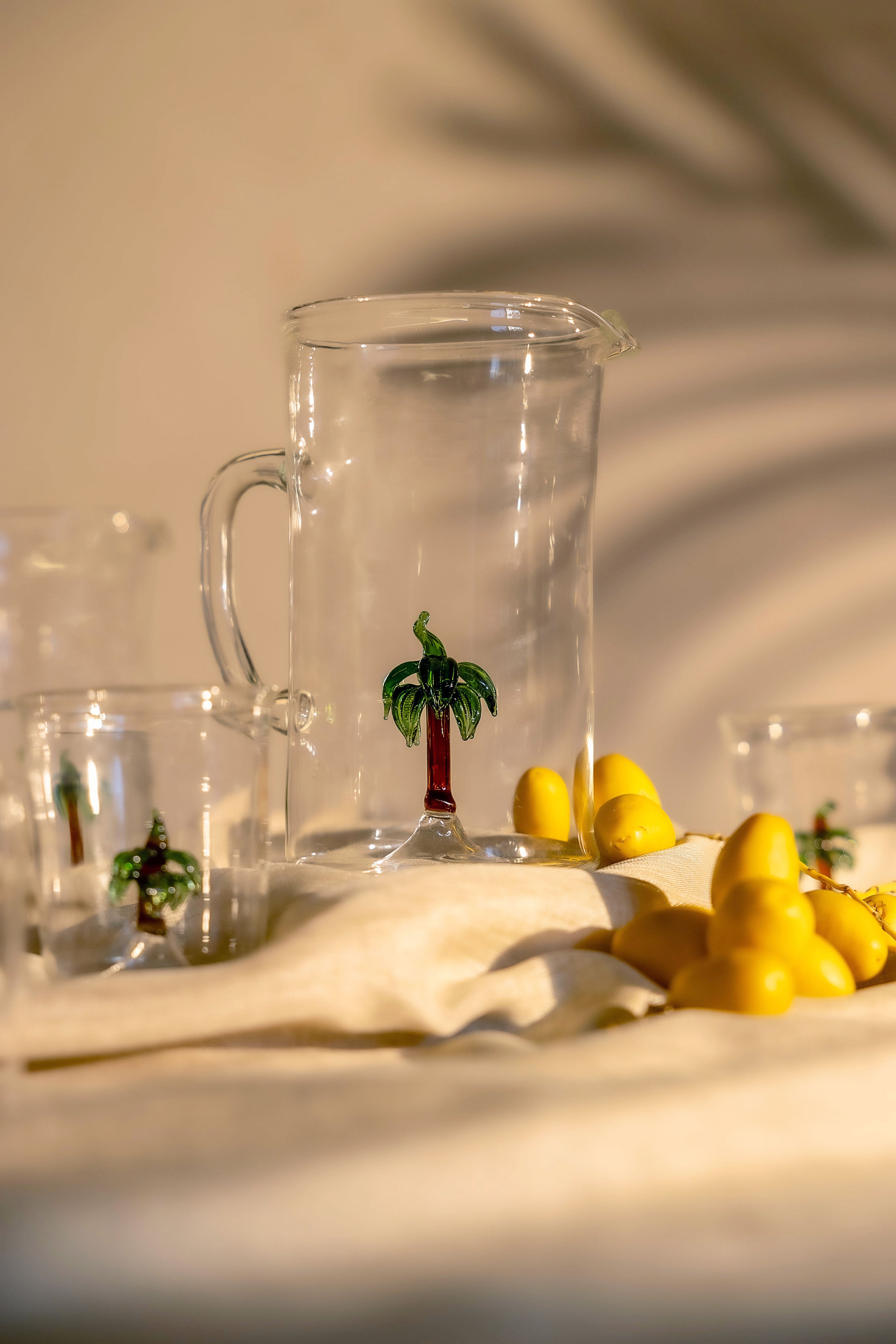 Palm Essence Pitcher & Glasses Set