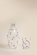 Blue Dots Pitcher & Glasses Set