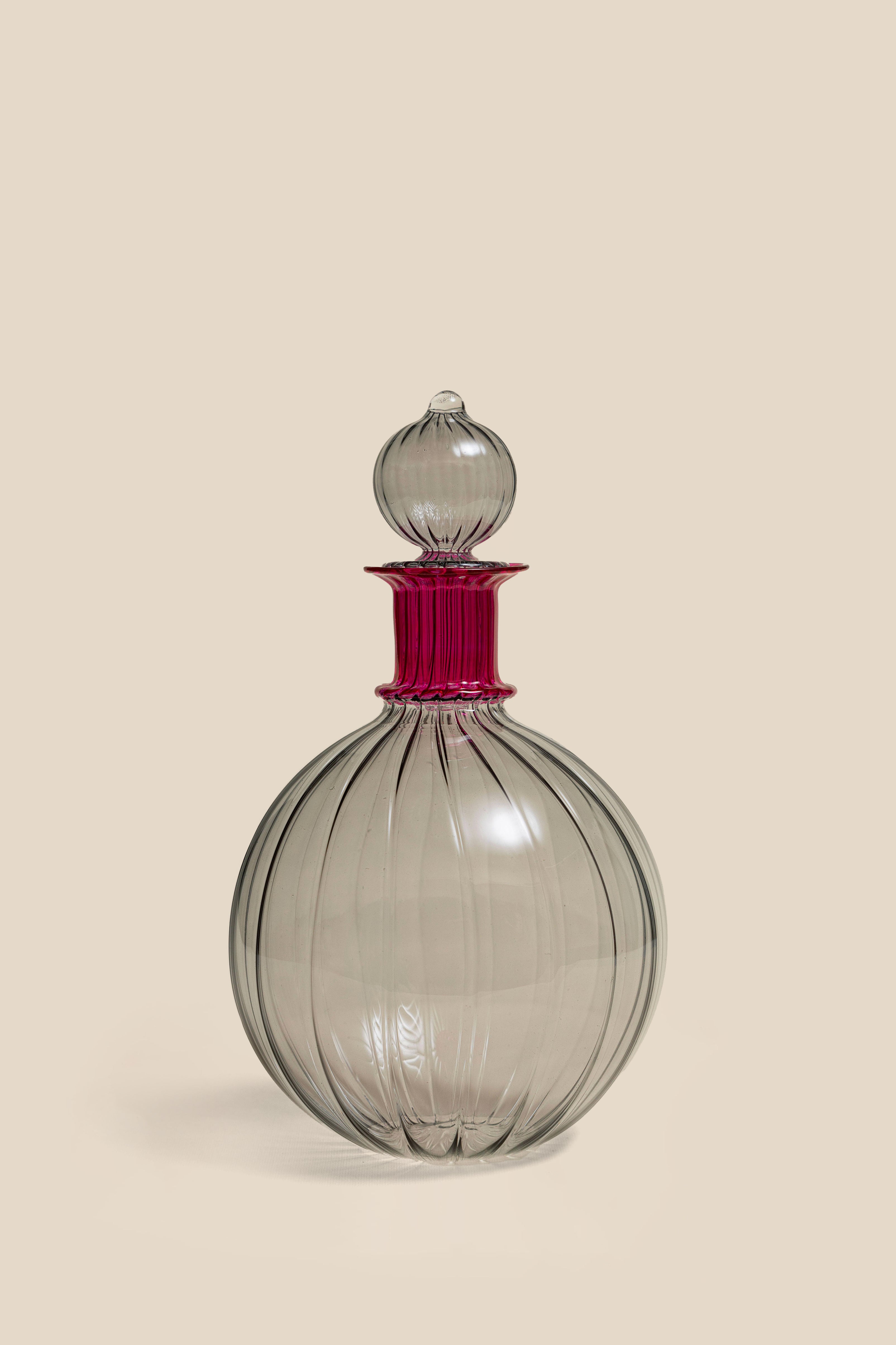 Ruby Smoke Pitcher & Glasses Set
