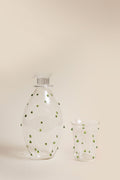 Green Dots Pitcher & Glasses Set