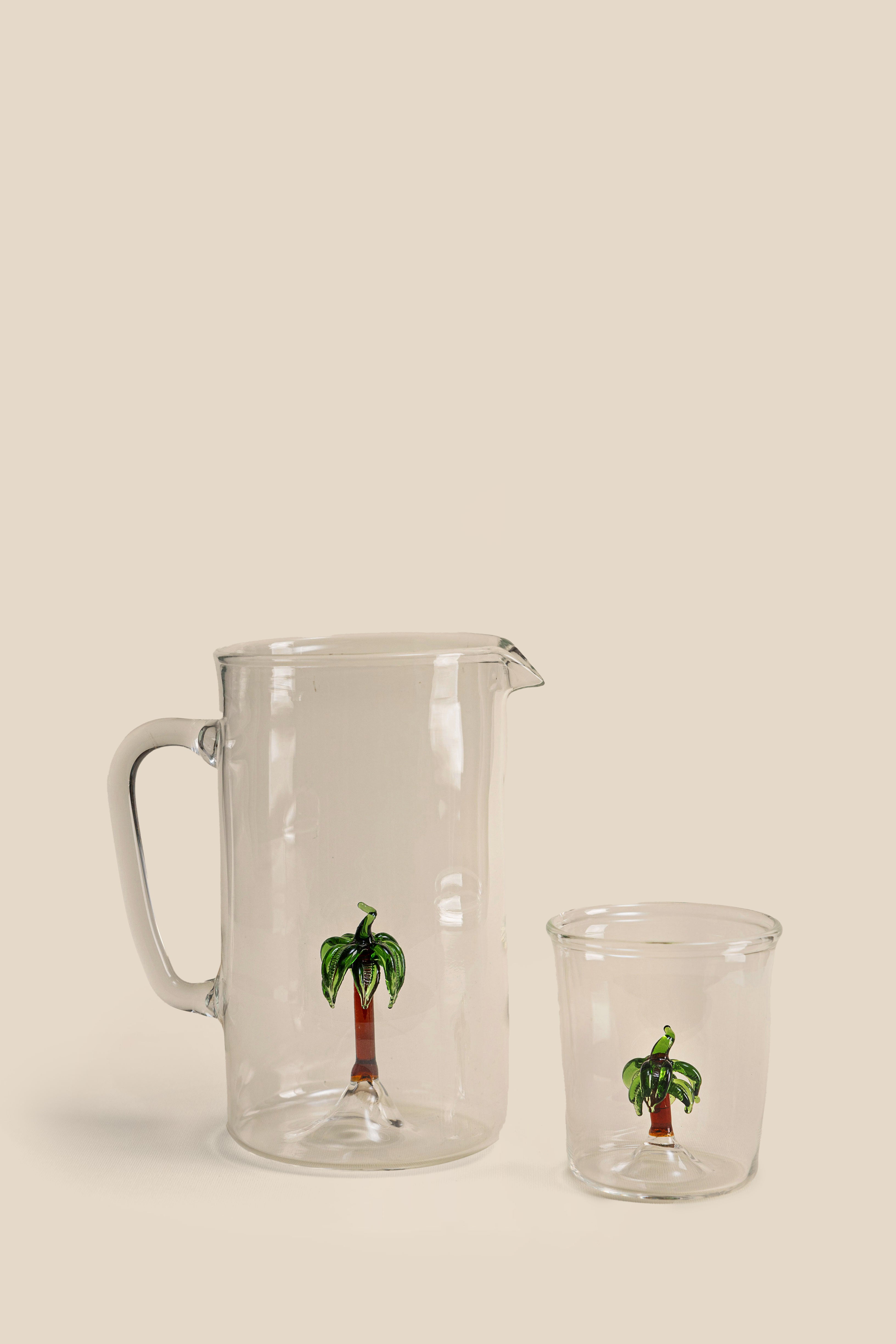Palm Essence Pitcher & Glasses Set