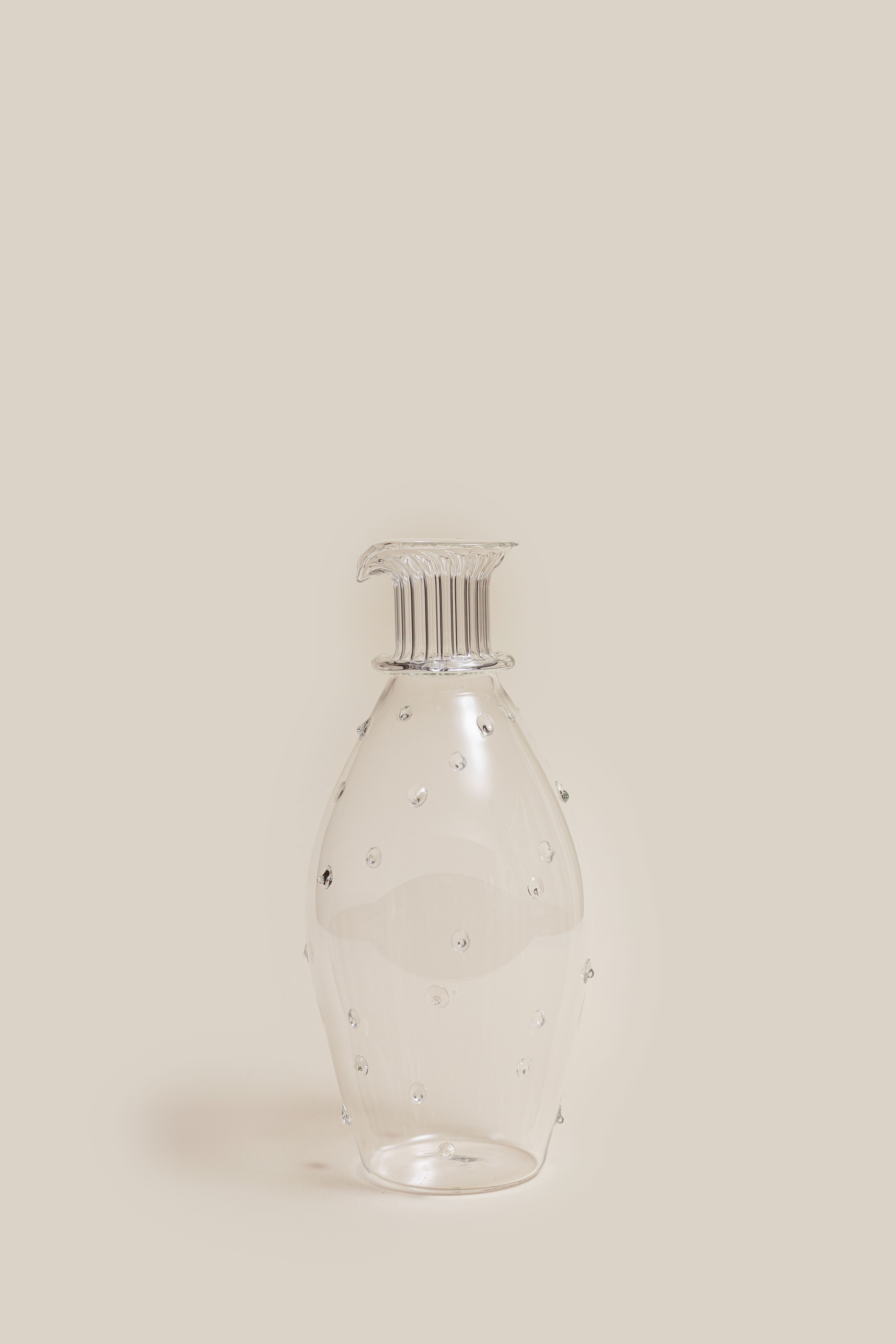 Transparent Dots Pitcher & Glasses Set
