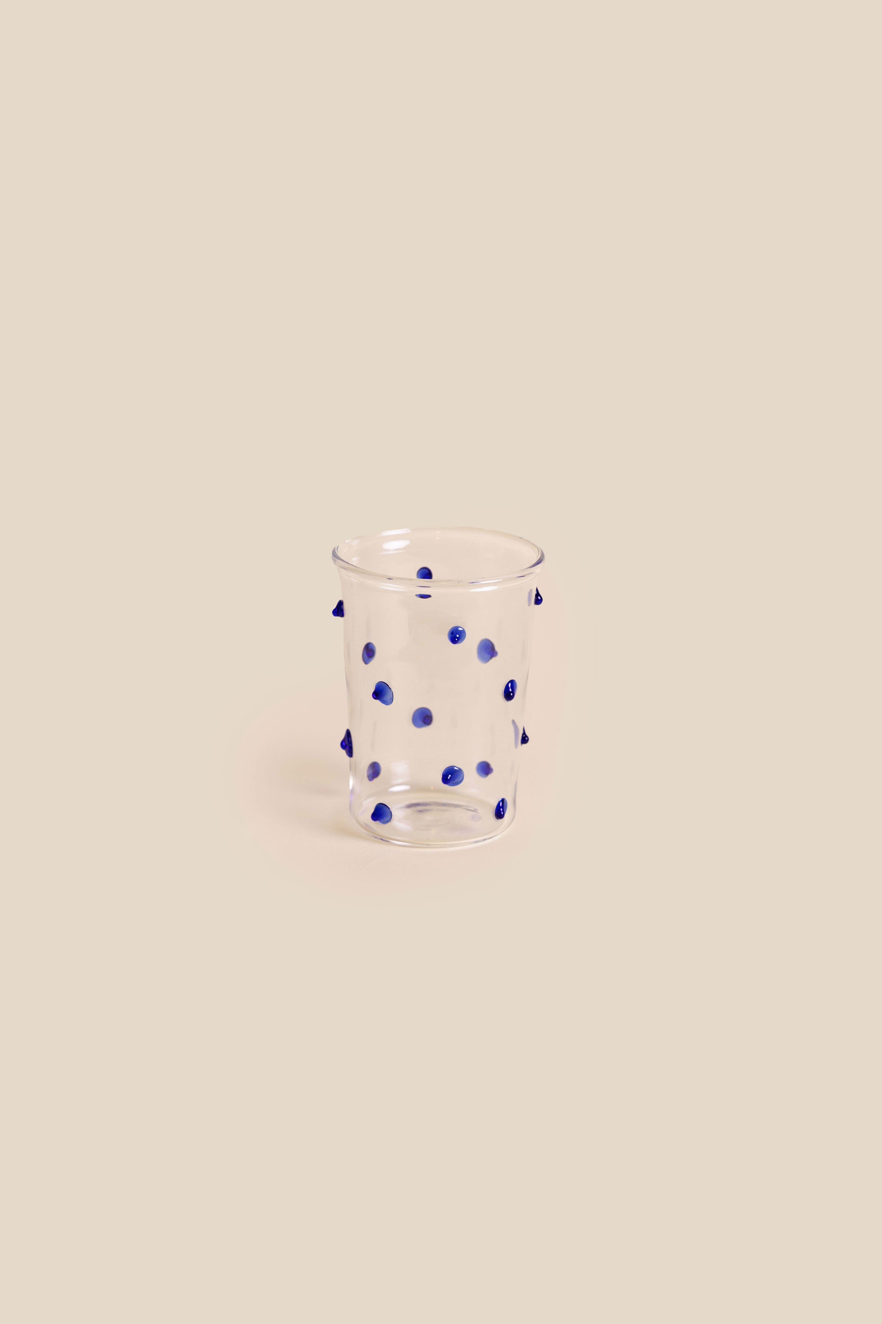 Blue Dots Pitcher & Glasses Set