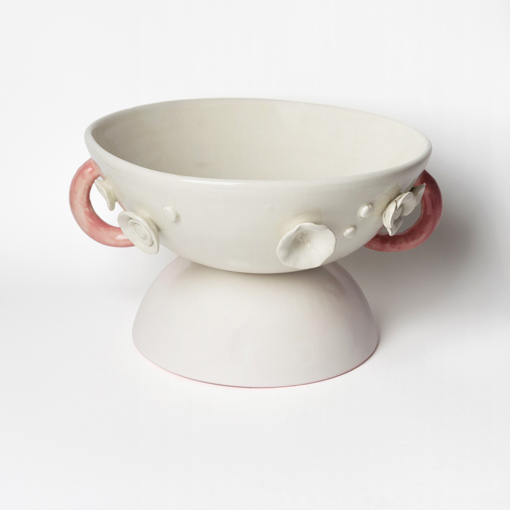 Petra Double - Sided - White & Pink