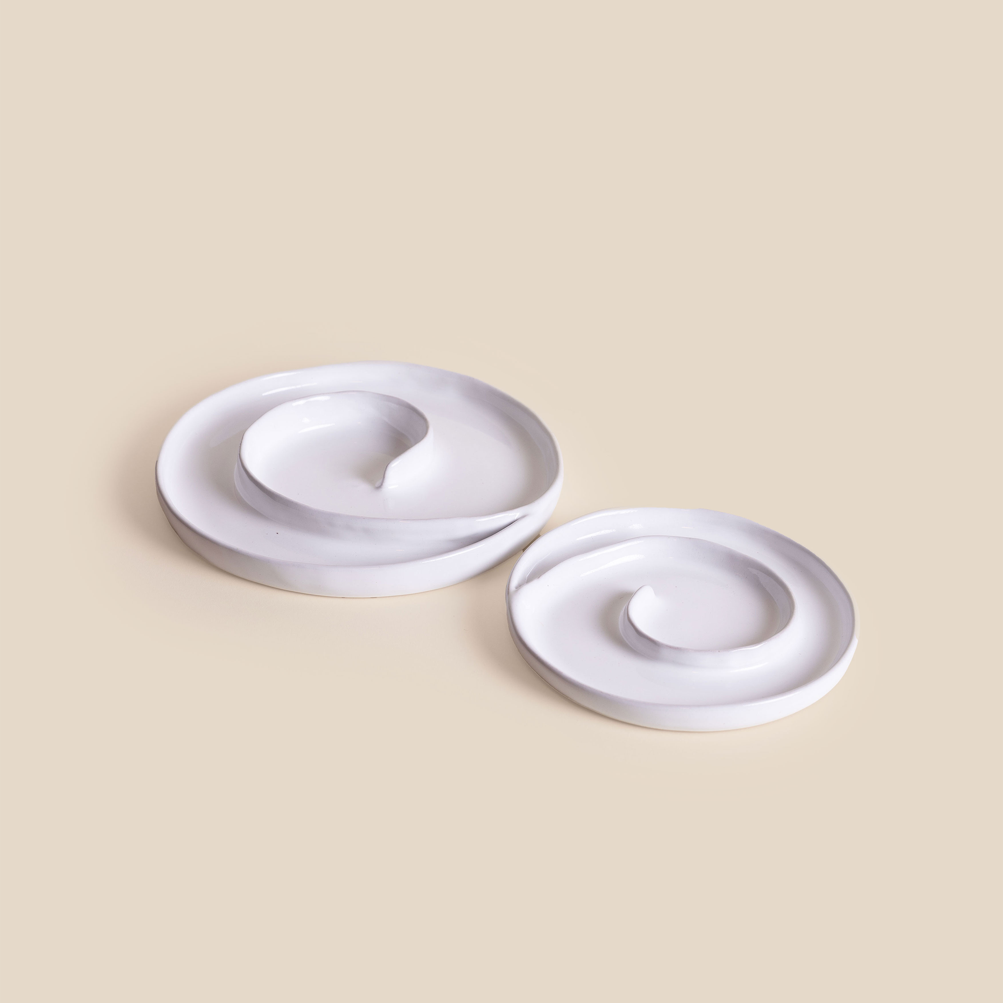 Spiral Dish - Small - White