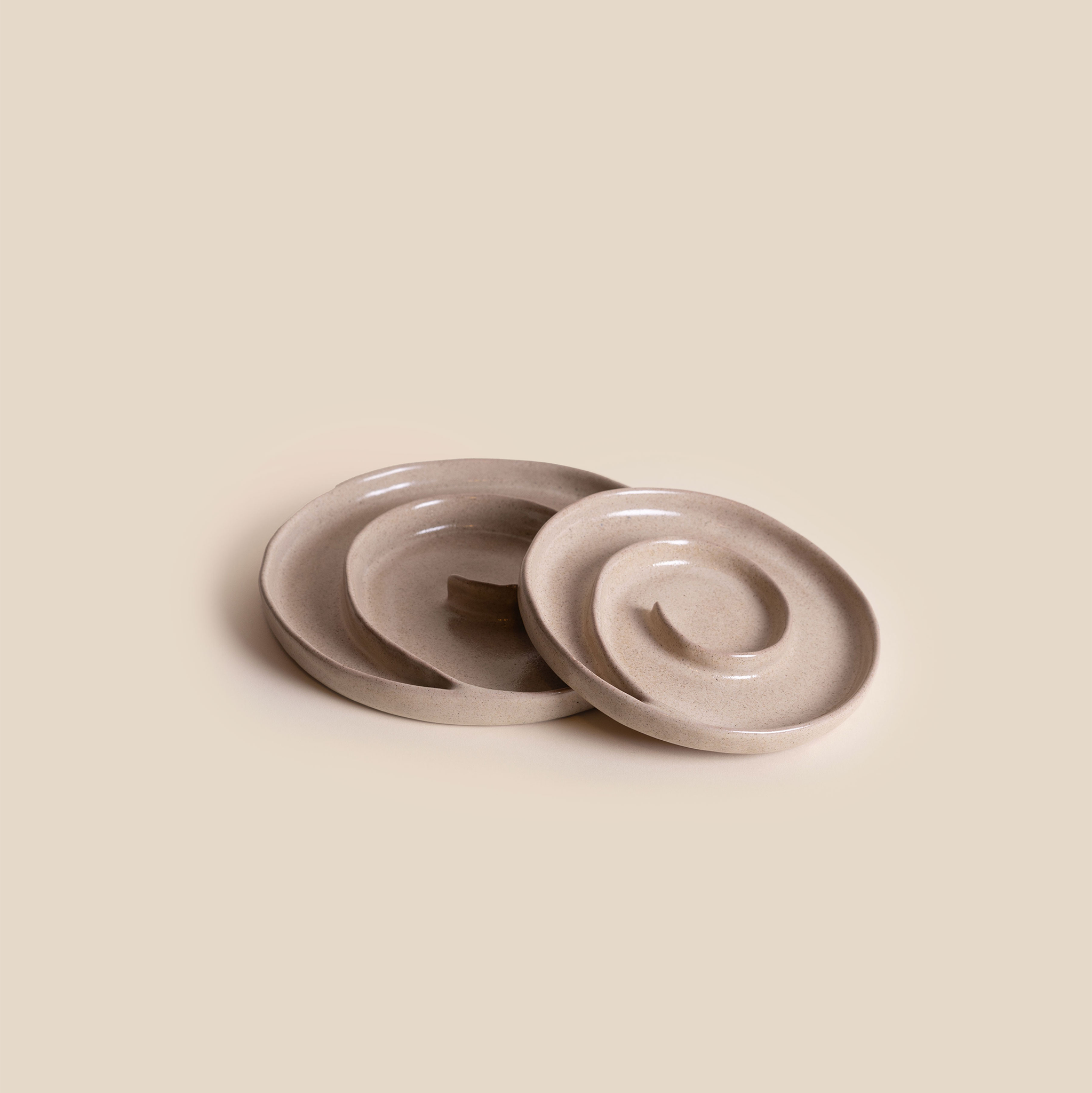 Spiral Dish - Large - Concrete