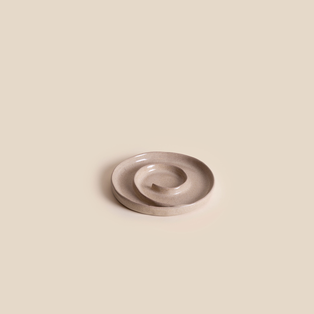Spiral Dish - Small - Concrete