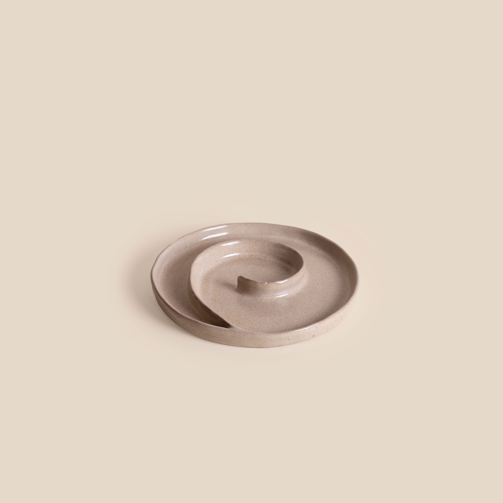 Spiral Dish - Large - Concrete