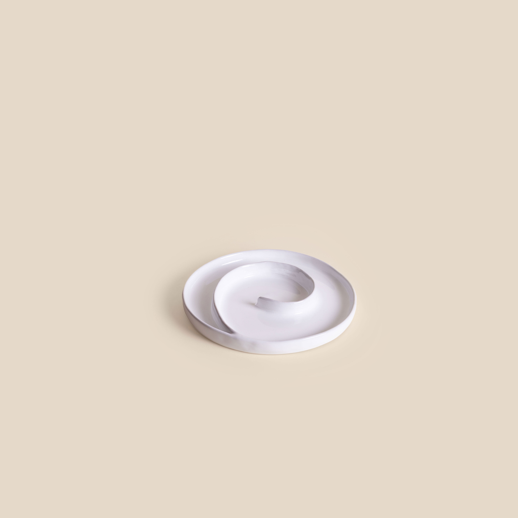 Spiral Dish - Small - White