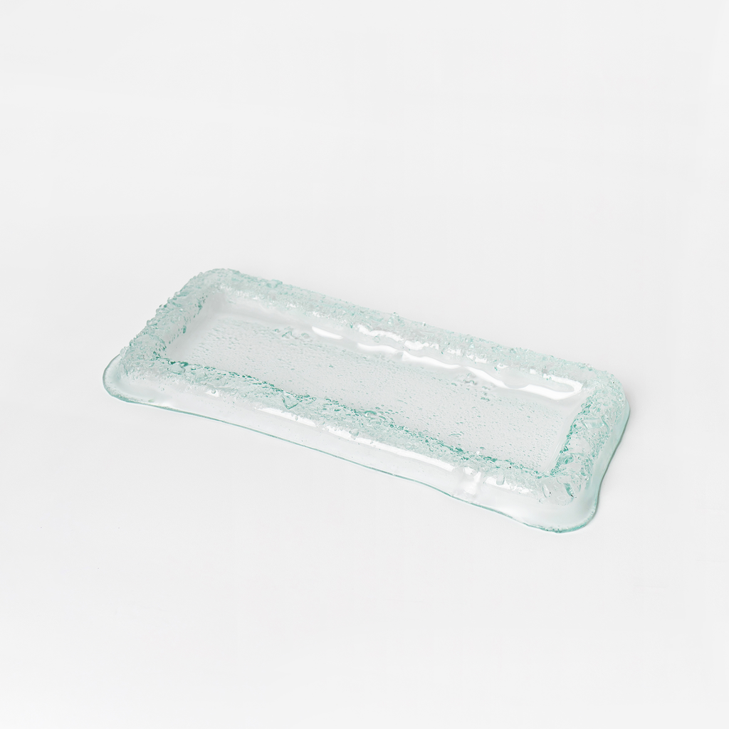 Linea serving plate -Clear