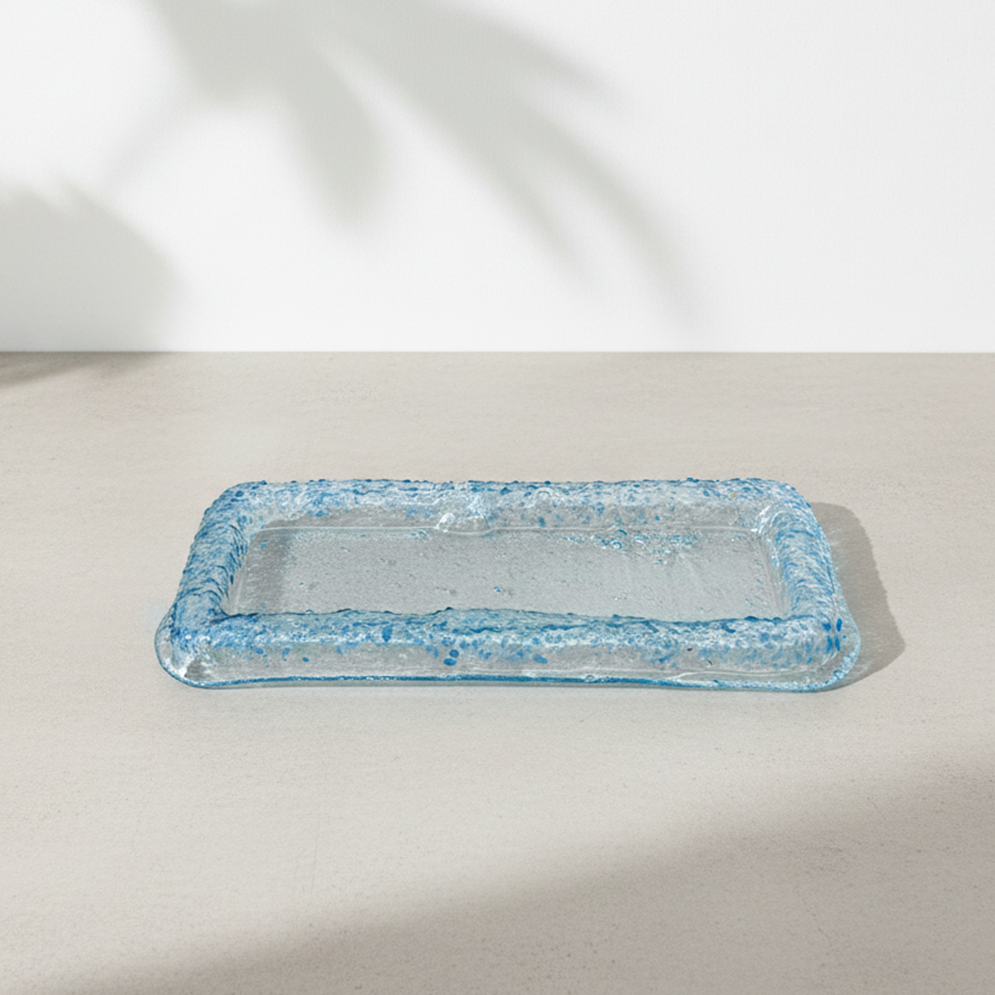 Linea serving plate - Blue
