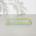 Linea serving plate - Yellow