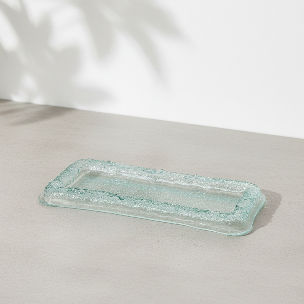 Linea serving plate -Clear