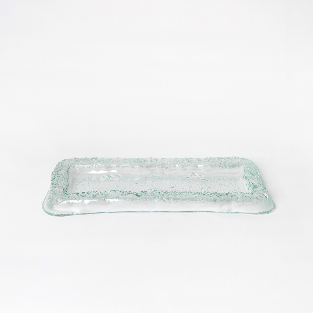 Linea serving plate -Clear