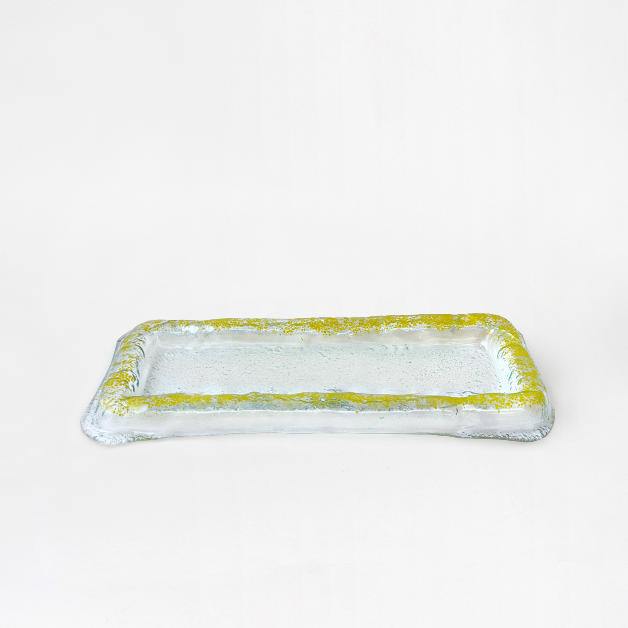 Linea serving plate - Yellow
