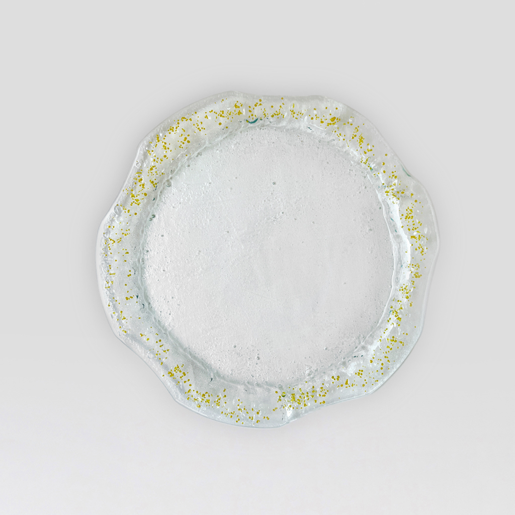Onda serving plate - Yellow