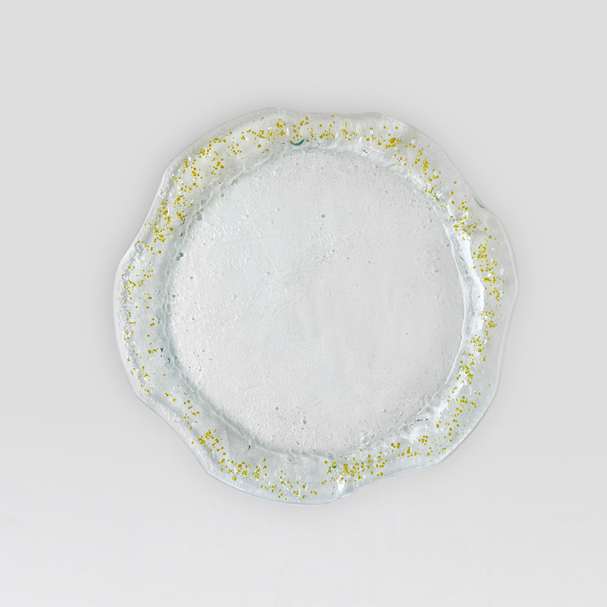 Onda serving plate - Yellow