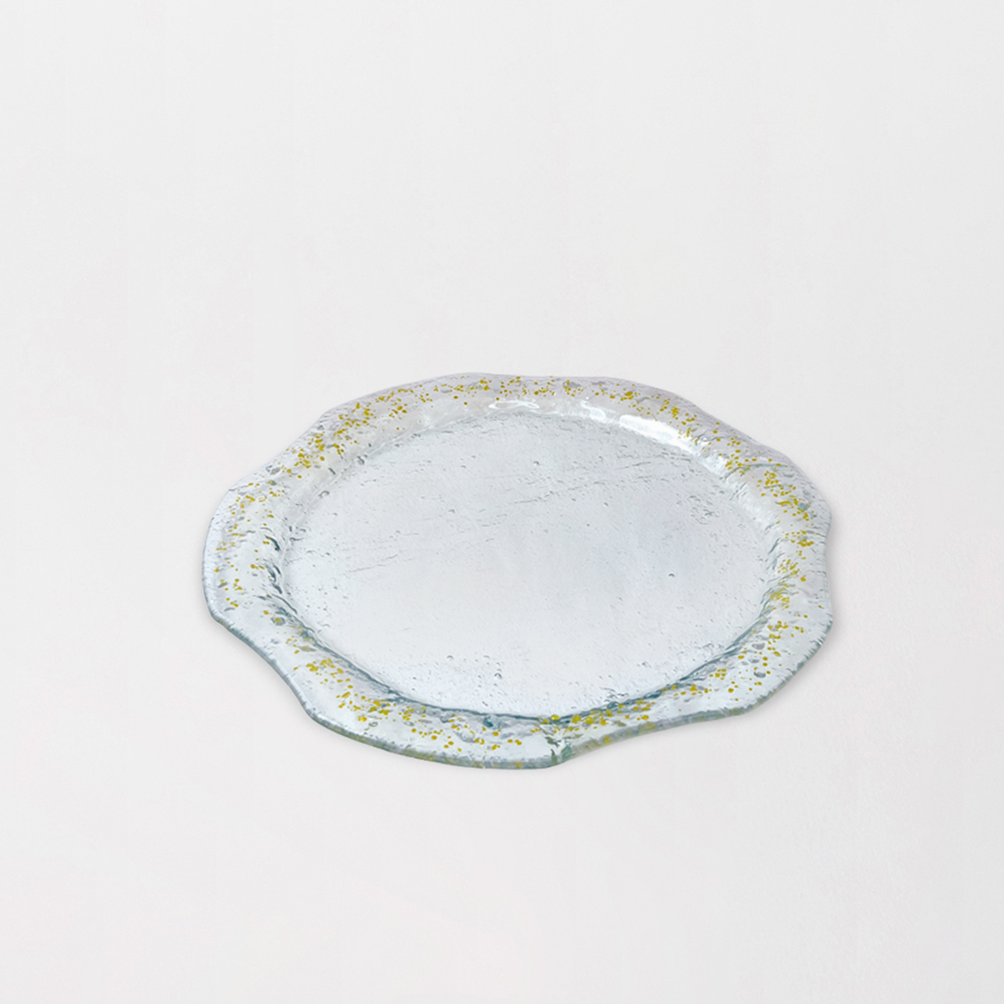 Onda serving plate - Yellow