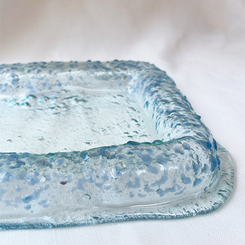 Linea serving plate - Blue