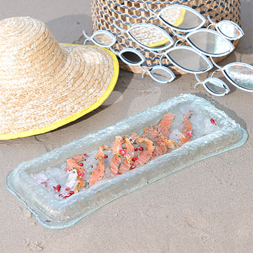 Linea serving plate -Clear