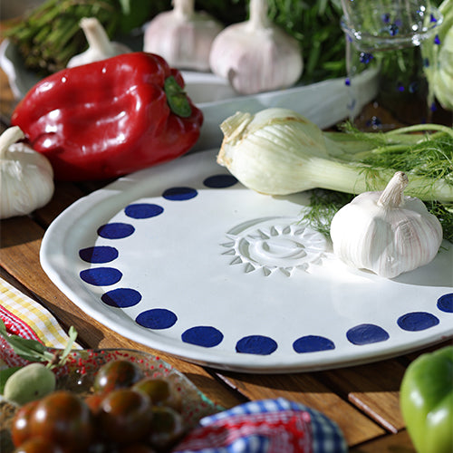 Luna serving plate