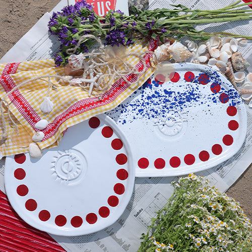 Luna serving plate