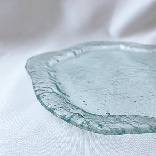 Marée serving plate - Clear